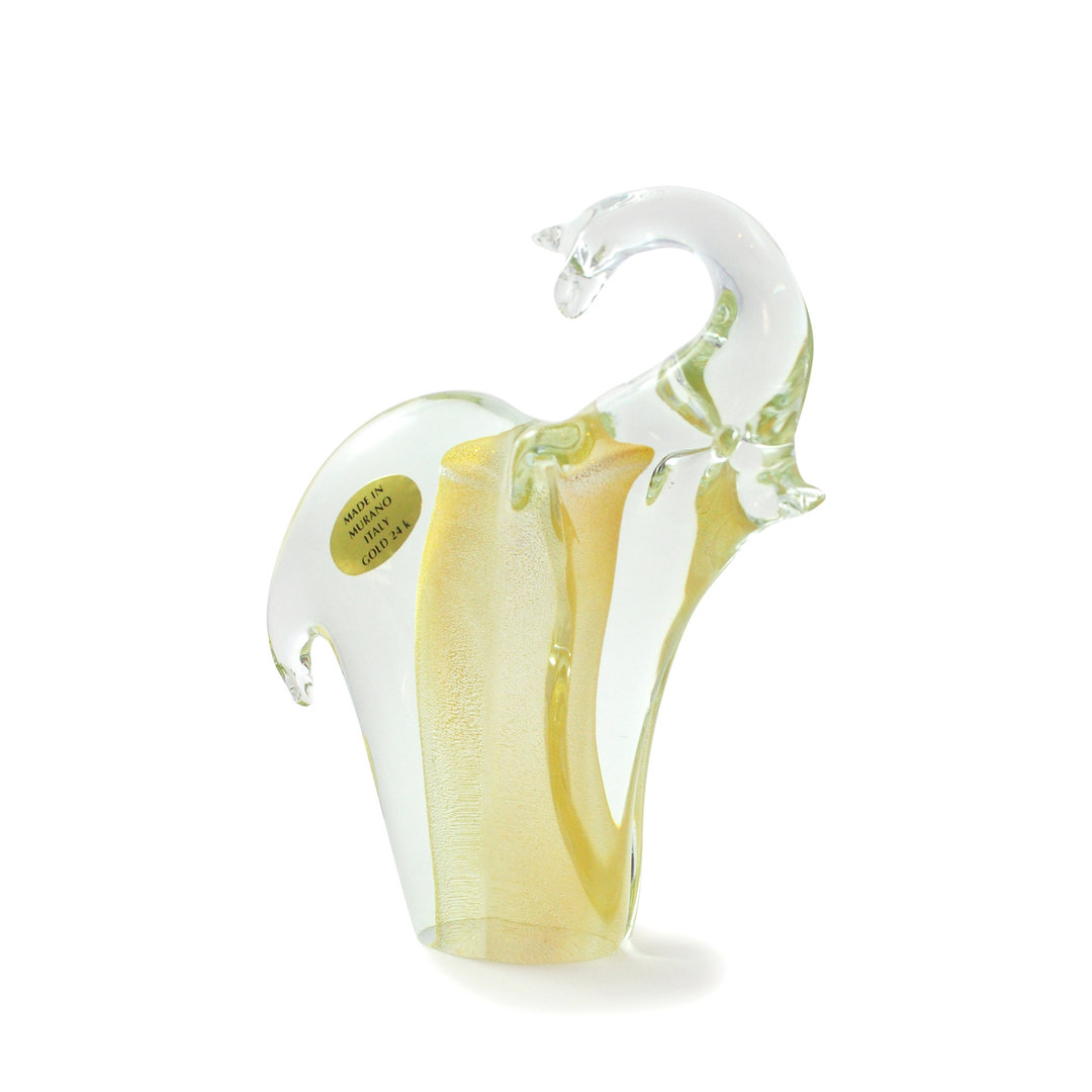 Elefante in vetro di Murano